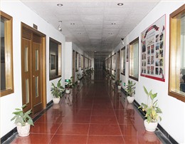 连康明办公区走廊